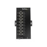 StarTech.com 8 Port Serial Hub USB to RS232/RS485/RS422 Adapter, Industrial USB 2.0 to DB9 Serial Converter Hub, IP30 Rated