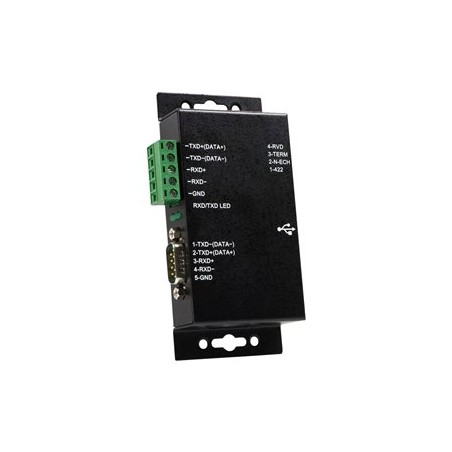StarTech.com 1 Port Metal Industrial USB to RS422/RS485 Serial Adapter w/ Isolation (ICUSB422IS) - Sériový adaptér - USB