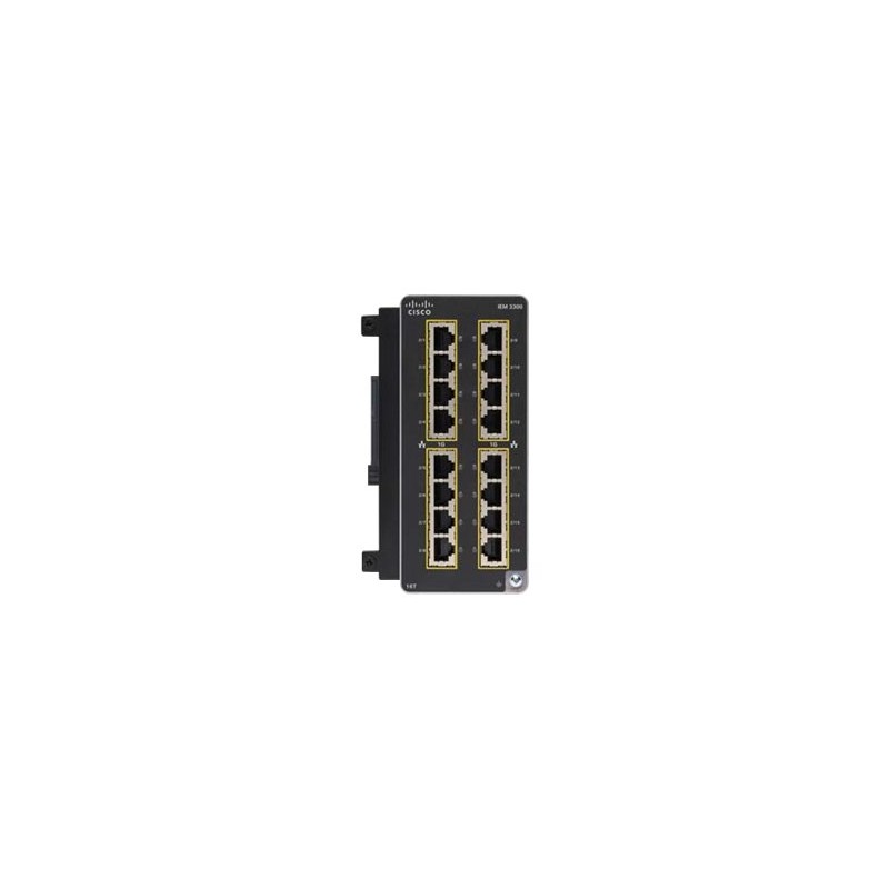 Cisco Catalyst - Expanzní modul - Gigabit Ethernet x 16 - pro Catalyst IE3300 Rugged Series
