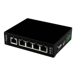 StarTech.com 5 Port Unmanaged Industrial Gigabit Ethernet Switch - DIN Rail / Wall-Mountable Network Switch - Rugged IP30