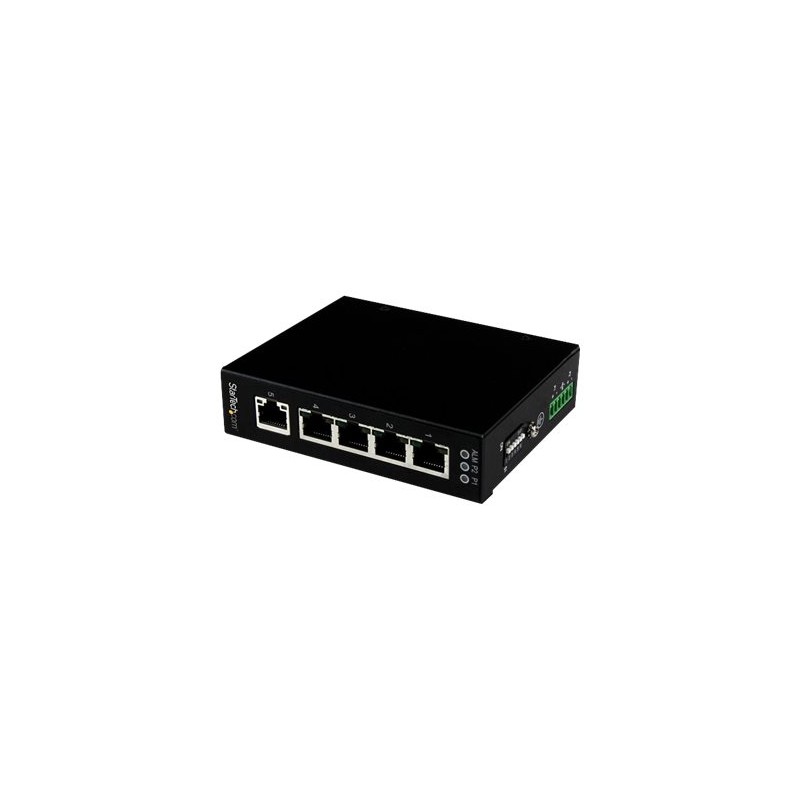 StarTech.com 5 Port Unmanaged Industrial Gigabit Ethernet Switch - DIN Rail / Wall-Mountable Network Switch - Rugged IP30