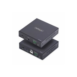 StarTech.com HDMI KVM Extender Over IP Network, 4K 60Hz, Driverless - Sada vysílace a prijímace - video/audio/USB extendér