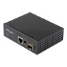 StarTech.com Industrial Fiber to Ethernet Media Converter, 1Gbps SFP to RJ45/ Cat6, Singlemode/Multimode Optical Fiber to
