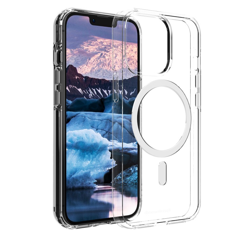 dbramante1928 Iceland Pro - Zadní kryt pro mobilní telefon - kompatibilita s MagSafe - plast - průsvitná - pro Apple iPhone 13