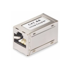 StarTech.com Shielded RJ45 Coupler, Inline Cat6a Coupler, F/F - Síťový propojovací kabel - RJ-45 (F) do RJ-45 (F) - odstíněný