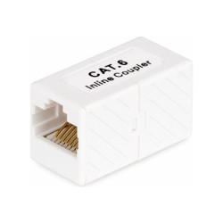StarTech.com RJ45 Coupler 5-Pack, Inline Cat6 Coupler, Female to Female (F/F) T568 Connector, Unshielded Ethernet Cable