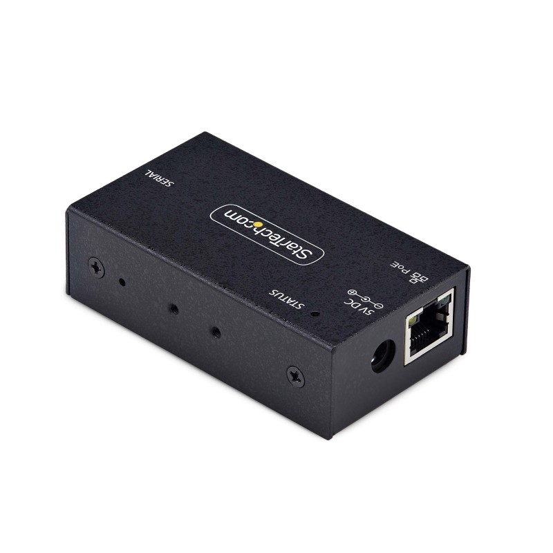 StarTech.com Serial to Ethernet Adapter, IP LAN to RS232 DB9 Converter - Kompaktní server - PoE - 100Mb LAN, RS-232 - montáž na
