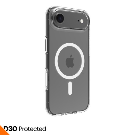 dbramante1928 Iceland Ultra - Zadní kryt pro mobilní telefon - kompatibilita s MagSafe - D3O, plast - průsvitná - pro Apple