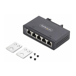 StarTech.com 5-Port Unmanaged Industrial Ethernet Switch - IP30 - TAA - Přepínač - neřízený - 5 x 10/100/1000Base-T - lze