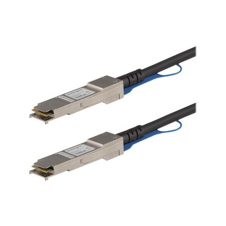 StarTech.com HPE JG326A Compatible 1m 40G QSFP+ to QSFP+ Direct Attach Cable Twinax, 40 GbE QSFP+ Copper DAC 40 Gbps Low Power