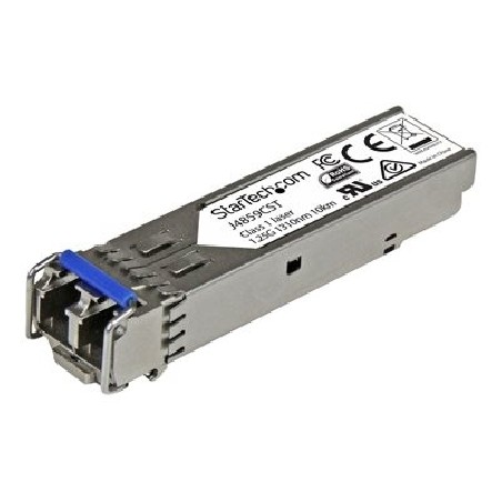 StarTech.com HPE J4859C Compatible SFP Module, 1000BASE-LX, 1GbE Single Mode (SMF)/Multi Mode MMF Fiber Optic Transceiver, LC