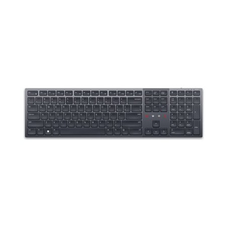 Dell Pro Premium Collaboration KB900 - Klávesnice - spolupráce - podsvícená - bezdrátový - 2.4 GHz, Bluetooth 5.1 - QWERTZ