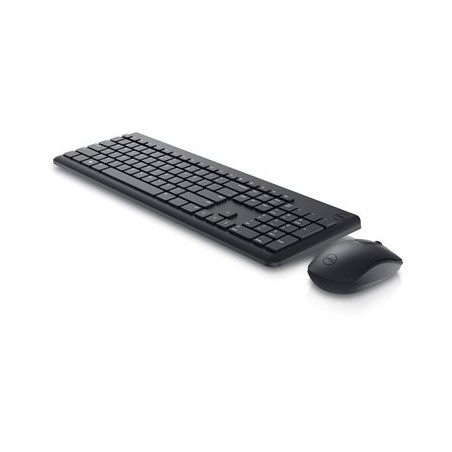 Dell Keyboard and Mouse KM3322W - Klávesnice a sada myši - bezdrátový - 2.4 GHz - QWERTZ - německá - černá - s 3 years Advanced