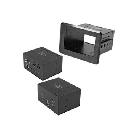 StarTech.com Conference Room Docking Station, Universal Laptop Dock, 4K HDMI, 60W Power Delivery, USB Hub, GbE, Audio, In-Table