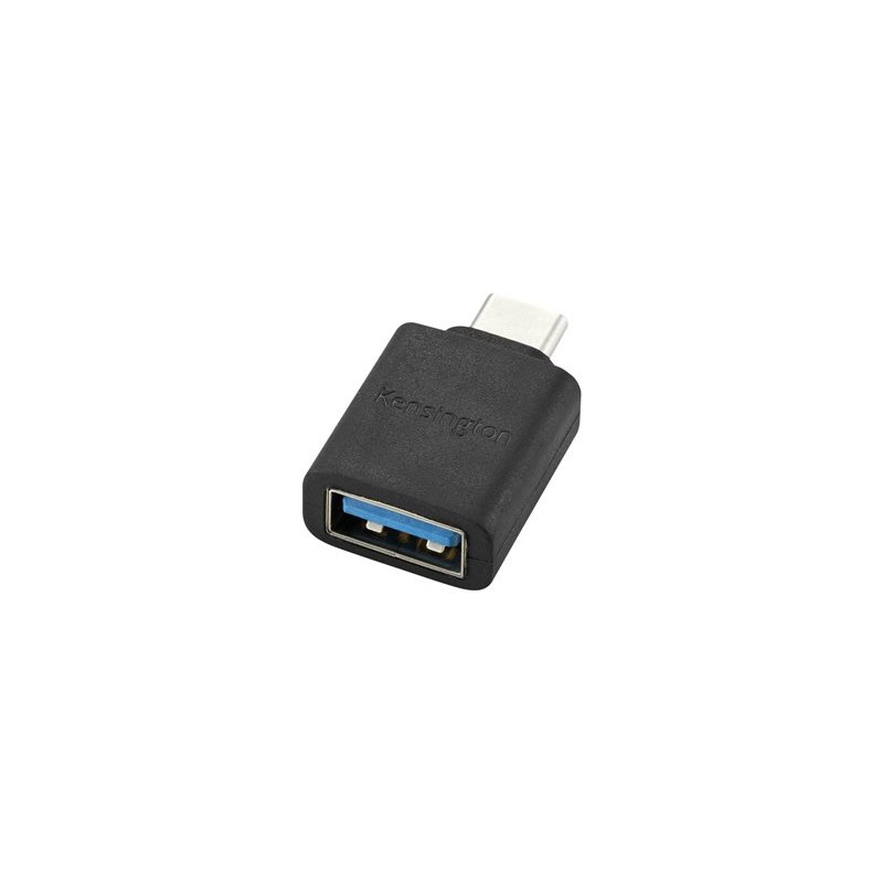 Kensington CA1010 - USB adaptér - USB-C (M) do USB typ A (F) - 5 V - 3 A - neobsahuje halogen, lisovaný - černá