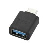 Kensington CA1010 - USB adaptér - USB-C (M) do USB typ A (F) - 5 V - 3 A - neobsahuje halogen, lisovaný - černá