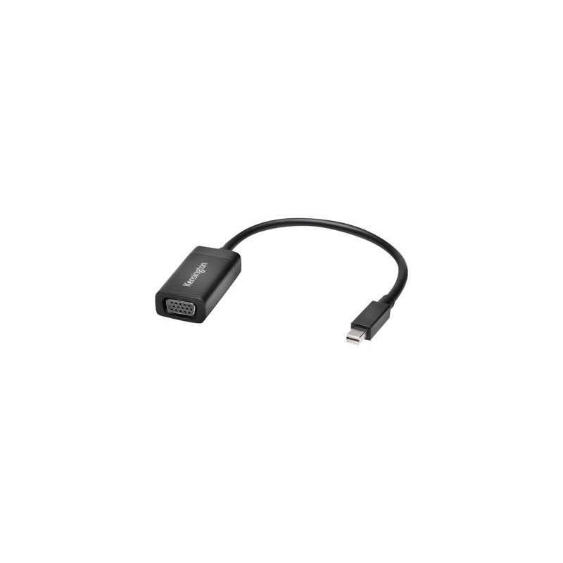 Kensington VM1000 Mini DisplayPort to VGA Adapter - Nástroj pro převod videa - DisplayPort - VGA - černá