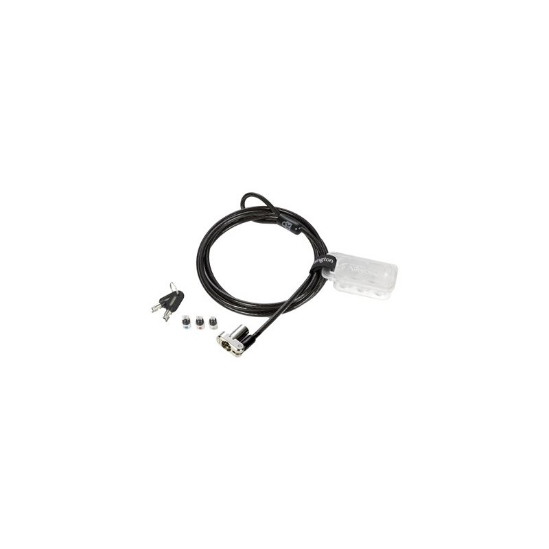 Kensington Universal 3-in-1 Keyed Laptop Lock - Standard Keyed - Bezpečnostní kabelový zámek - 1.8 m