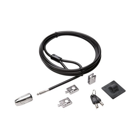 Kensington Desktop and Peripherals Standard Keyed Locking Kit 2.0 - Bezpečnostní kabelový zámek - 2.4 m