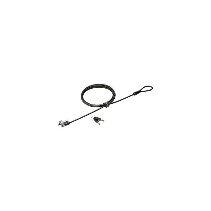 Kensington N17 Keyed Laptop Lock for Wedge Shaped Slots - Bezpečnostní kabelový zámek - 1.83 m
