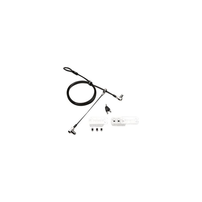 Kensington Universal 3-in-1 Keyed Cable Lock - Twin Lockheads - Bezpečnostní kabelový zámek - 1.8 m