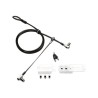 Kensington Universal 3-in-1 Keyed Cable Lock - Twin Lockheads - Bezpečnostní kabelový zámek - 1.8 m
