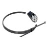 Kensington MicroSaver 2.0 Keyed Laptop Lock - Bezpečnostní kabel - stříbrná - 1.83 m
