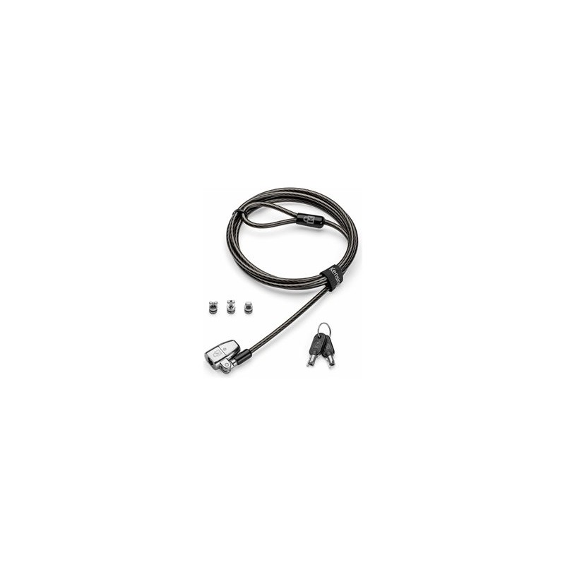Kensington ClickSafe 2.0 3-in-1 Keyed Laptop Lock - Master Keyed - Bezpečnostní kabelový zámek - 1.8 m