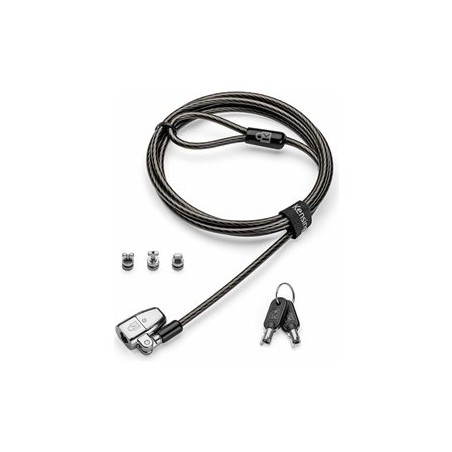 Kensington ClickSafe 2.0 3-in-1 Keyed Laptop Lock - Master Keyed - Bezpečnostní kabelový zámek - 1.8 m