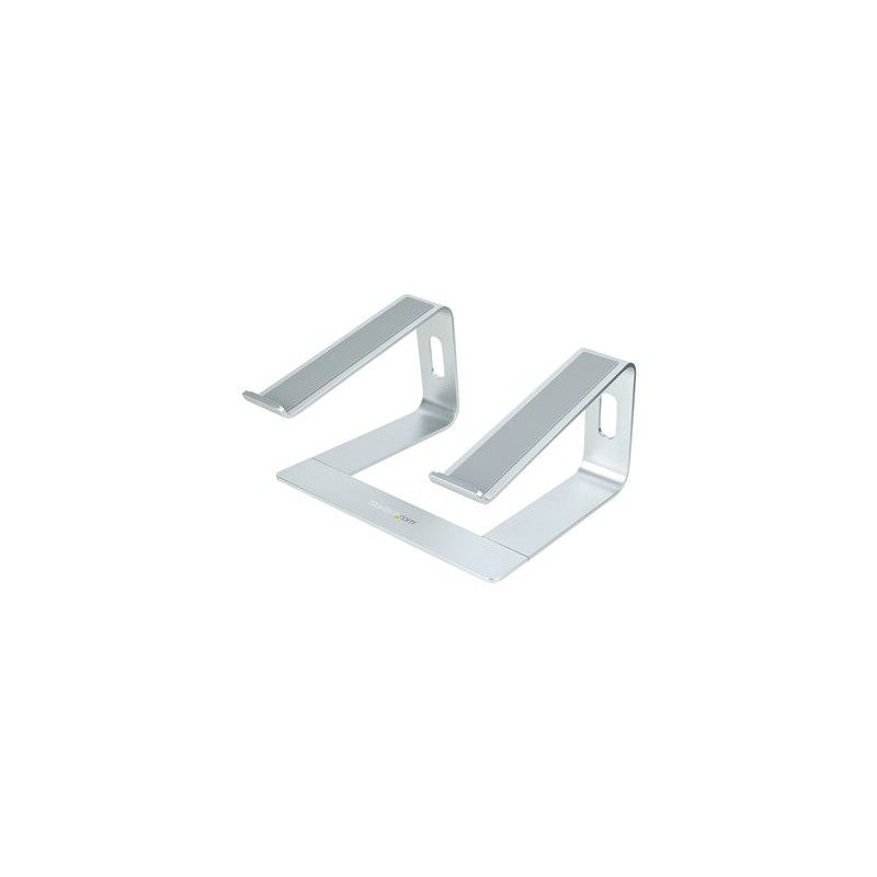 StarTech.com Laptop Stand for Desk, 5kg/11lb, Aluminum, Silver, Ergonomic - Stojánek na notebook - 13" - 17" - stříbrná