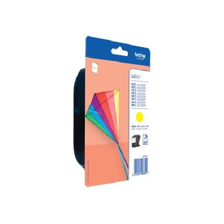 Brother LC223YBP - Žlutá - originální - blistr - inkoustová cartridge - pro Brother DCP-J4120DW, DCP-J562DW, MFC-J4420DW