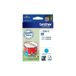 Brother LCLC22UC - XL - azurová - originální - inkoustová cartridge - pro Brother DCP-J785DW, MFC-J985DW