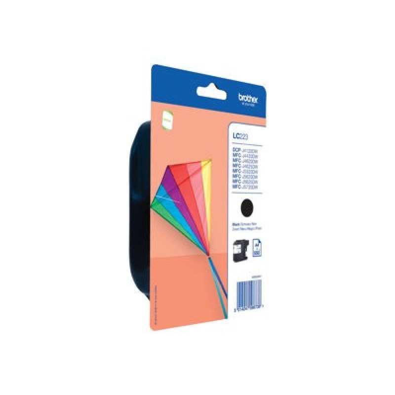 Brother LC223BKBP - Černá - originální - blistr - inkoustová cartridge - pro Brother DCP-J4120DW, DCP-J562DW, MFC-J4420DW
