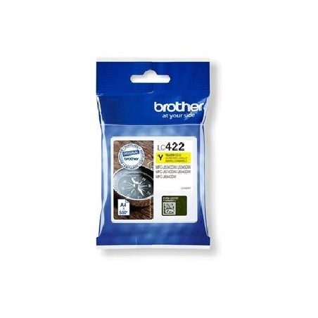 Brother LC422Y - Žlutá - originální - inkoustová cartridge - pro Brother MFC-J5340DW, MFC-J5340DWE, MFC-J5345DW, MFC-J5740DW
