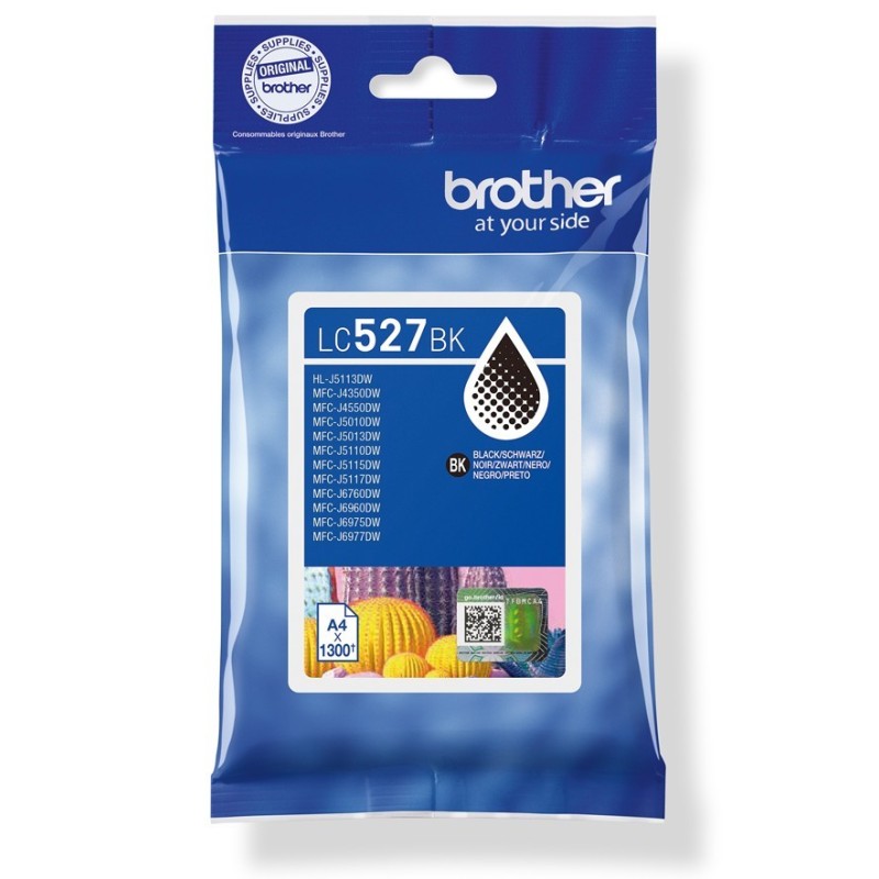 Brother LC527BK - Cerná - originální - polštárový balícek - inkoustová cartridge - pro Brother MFC-J4350DW, MFC-J4550DW