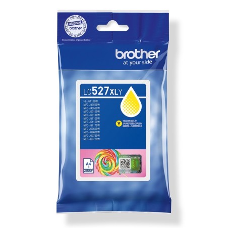 Brother LC527XLY - Vysoká výtežnost - žlutá - originální - polštárový balícek - inkoustová cartridge - pro Brother MFC-J4350DW