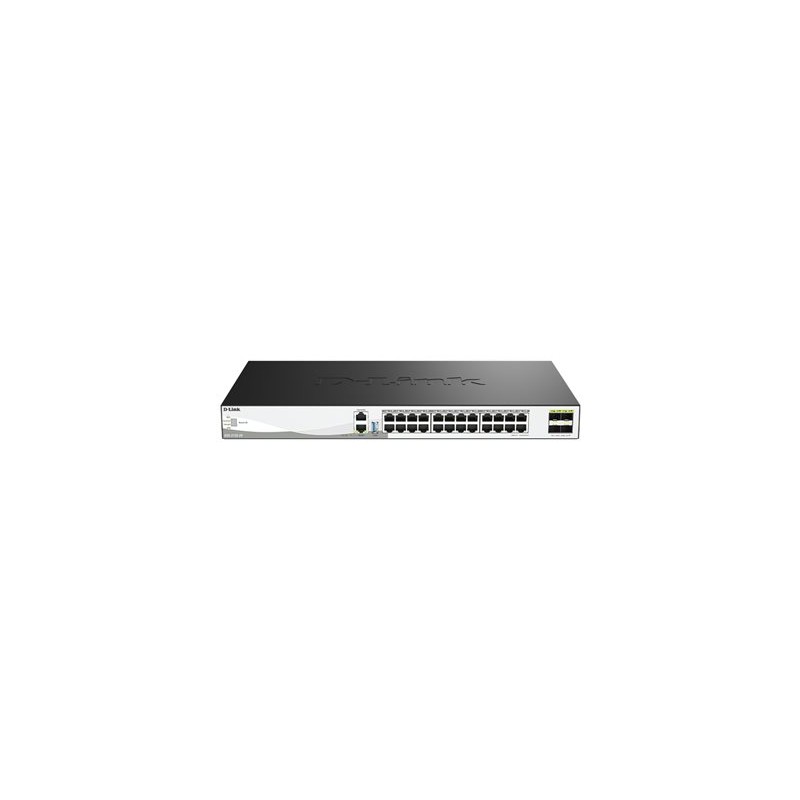 D-Link DXS-3130-28/E 28-Port 10G Multi-Gigabit Layer 3 Stackable Managed Switch with 25G Uplinks