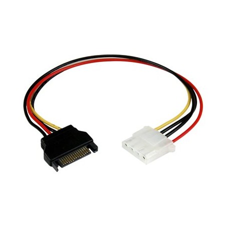 StarTech.com 12in SATA to LP4 Power Cable Adapter F/M - SATA to LP4 Power Adapter - SATA Female to LP4 Male Power Cable - 12