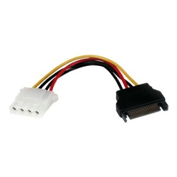 StarTech.com 6in SATA to LP4 Power Cable Adapter - F/M - Power adapter - SATA power (M) to 4 pin internal power (F) - 5.9 in