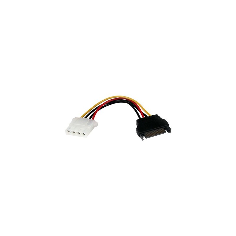 StarTech.com 6in SATA to LP4 Power Cable Adapter - F/M - Power adapter - SATA power (M) to 4 pin internal power (F) - 5.9 in
