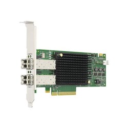 Emulex LPe31002 Gen 6 (16Gb), dual-port HBA (upgradeable to 32Gb) - Adaptér hostitelské sběrnice - PCIe 3.0 x8 - 16Gb Fibre