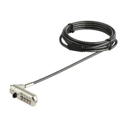 StarTech.com 6.5' (2m) Laptop Cable Lock, Nano Slot Compatible 4 Digit Combination Security Cable Lock, Serialized Anti-Theft