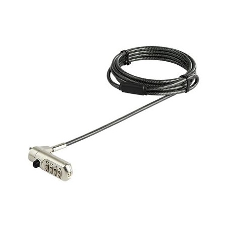 StarTech.com 6.5' (2m) Laptop Cable Lock, Nano Slot Compatible 4 Digit Combination Security Cable Lock, Serialized Anti-Theft