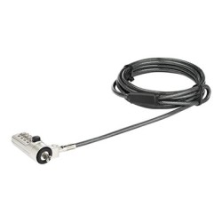 StarTech.com 6.5? (2m) Laptop Cable Lock, 4 Digit Combination Laptop/Desktop Security Cable Lock for Wedge Slot