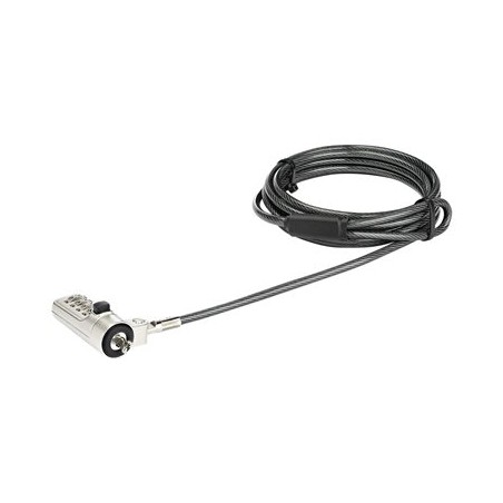 StarTech.com 6.5? (2m) Laptop Cable Lock, 4 Digit Combination Laptop/Desktop Security Cable Lock for Wedge Slot