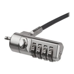 StarTech.com 6.5ft (2m) Laptop Cable Lock, 4 Digit Combination Laptop/Desktop Security Cable Lock for K-Slot
