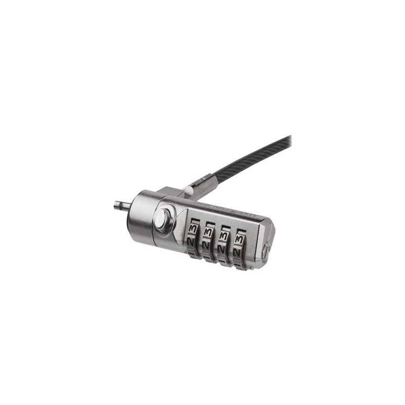StarTech.com 6.5ft (2m) Laptop Cable Lock, 4 Digit Combination Laptop/Desktop Security Cable Lock for K-Slot