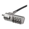 StarTech.com 6.5ft (2m) Laptop Cable Lock, 4 Digit Combination Laptop/Desktop Security Cable Lock for K-Slot