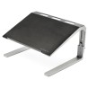 StarTech.com Adjustable Laptop Stand - Heavy Duty Steel & Aluminum - 3 Height Settings - Tilted - Ergonomic Laptop Riser for