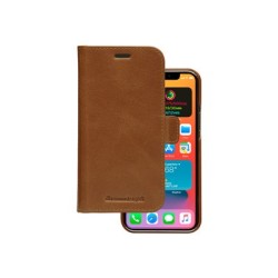 dbramante1928 Lynge - Pouzdro s klopou pro mobilní telefon - kůže full-grain - bronz - pro Apple iPhone 12, 12 Pro